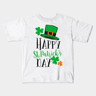 Happy Saint Patricks Day Kids T-Shirt